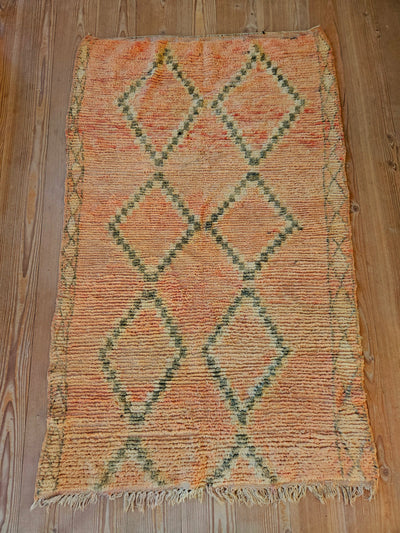 Marokkansk vintage gulvtæppe 130x220 cm