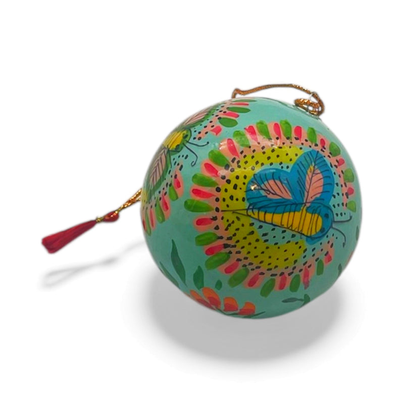 Håndmalet julekugle 7,5 cm