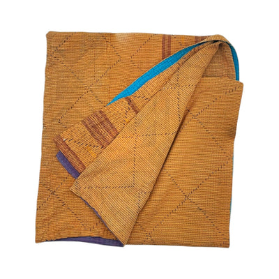 Sari Kantha tæppe 160x200 cm