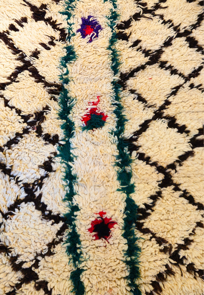 Marokkansk vintage gulvtæppe 80x200 cm