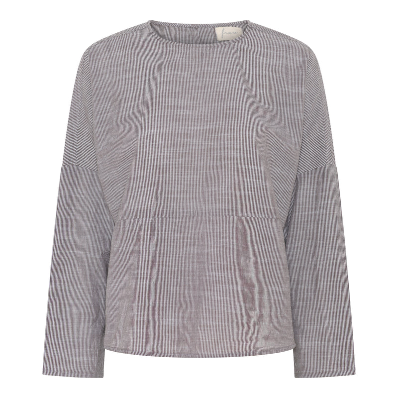 Romeo top Coffee Quartz Stripe