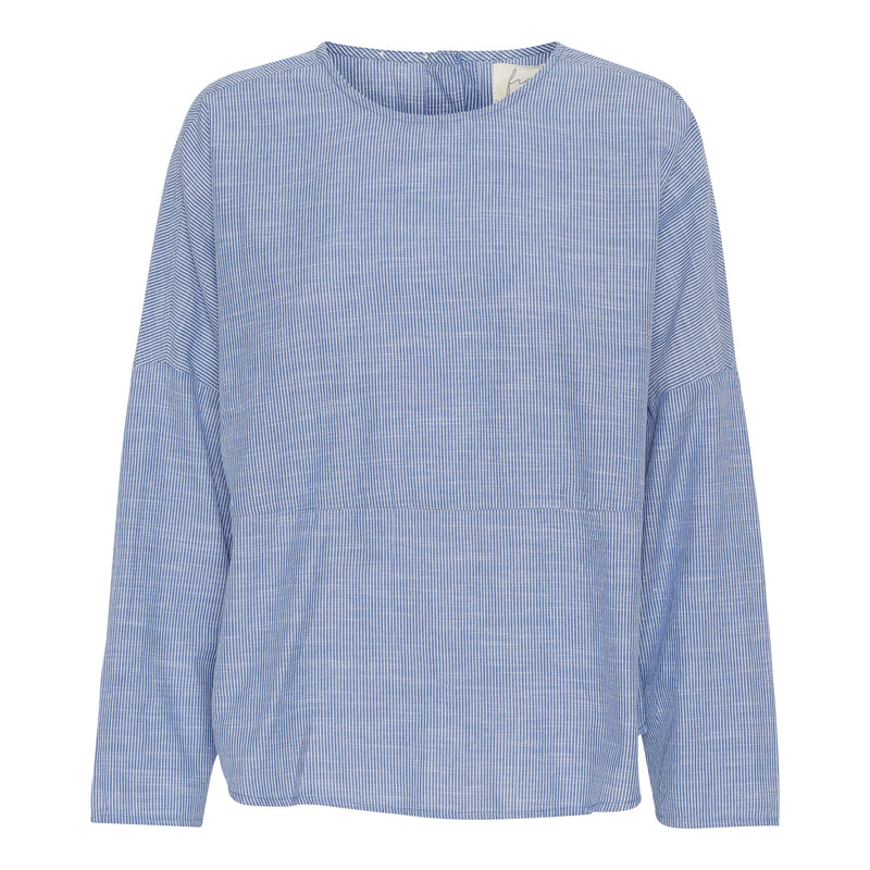Romeo top Medium Blue Stribe