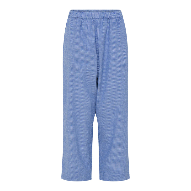 Melbourne ankel bukser Medium Blue Stribe