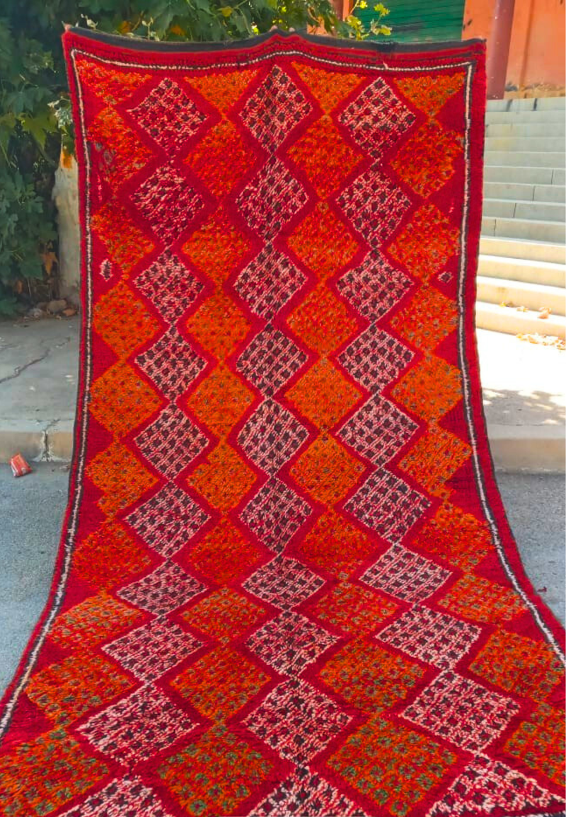 Marokkansk vintage gulvtæppe 170x330 cm