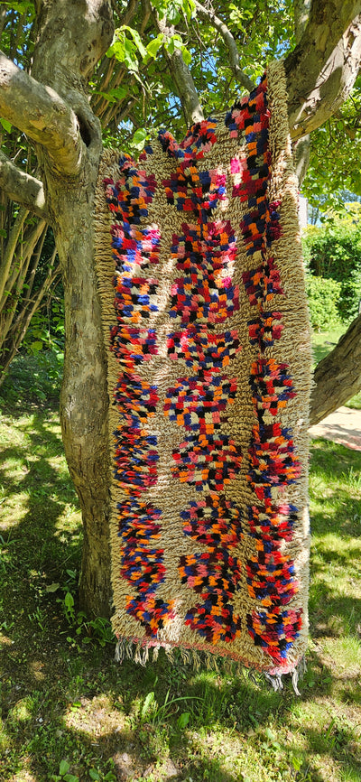 Marokkansk vintage gulvtæppe 72x295 cm