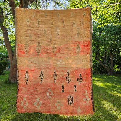 Marokkansk vintage gulvtæppe 130x235 cm