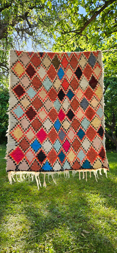 Marokkansk vintage gulvtæppe 115x195 cm