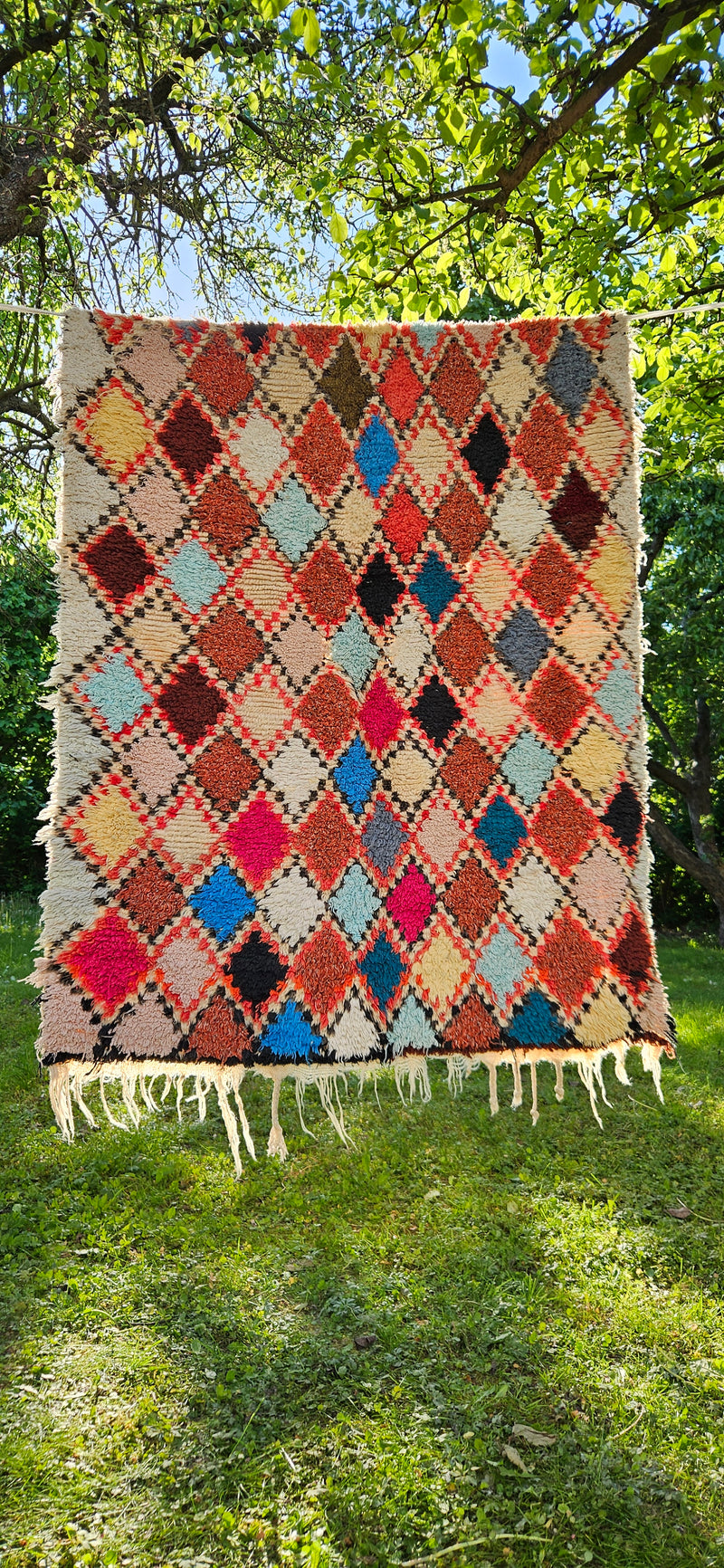 Marokkansk vintage gulvtæppe 115x195 cm