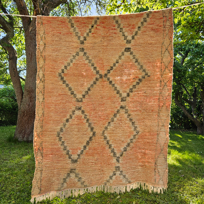 Marokkansk vintage gulvtæppe 130x220 cm