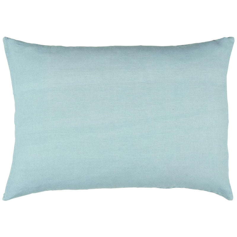 Hør pudebetræk 50x70 cm fv. blue shade