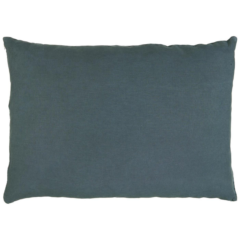 Hør pudebetræk 50x70 cm fv. historical blue