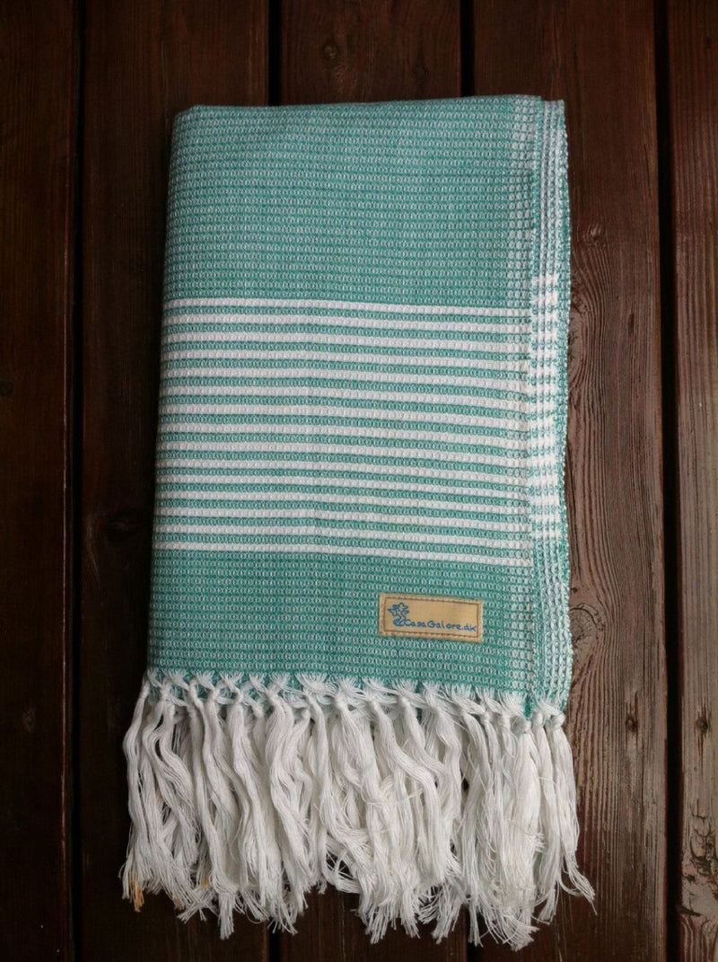 Hammam håndklæde fv. grøn