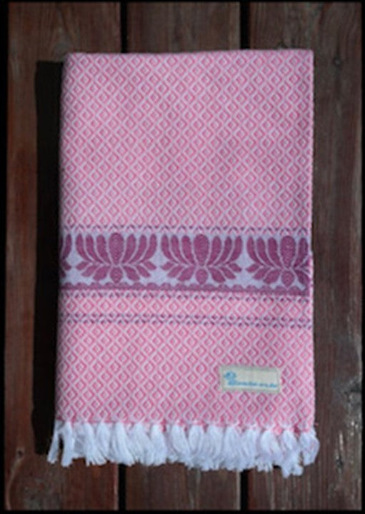 Hammam håndklæde fv. lyserød