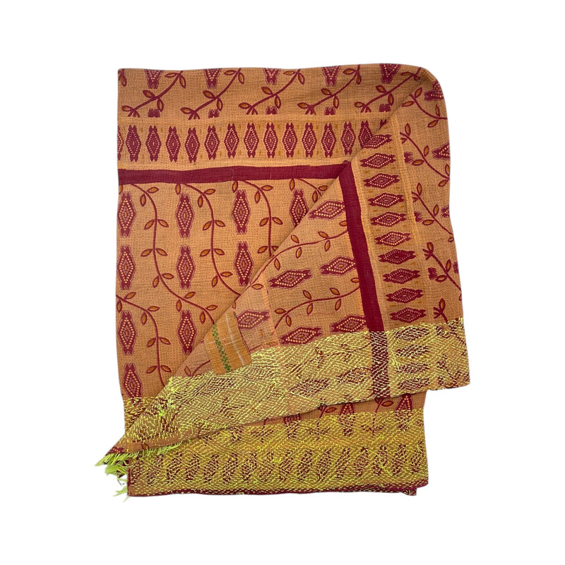 Sari Kantha tæppe 155x210 cm