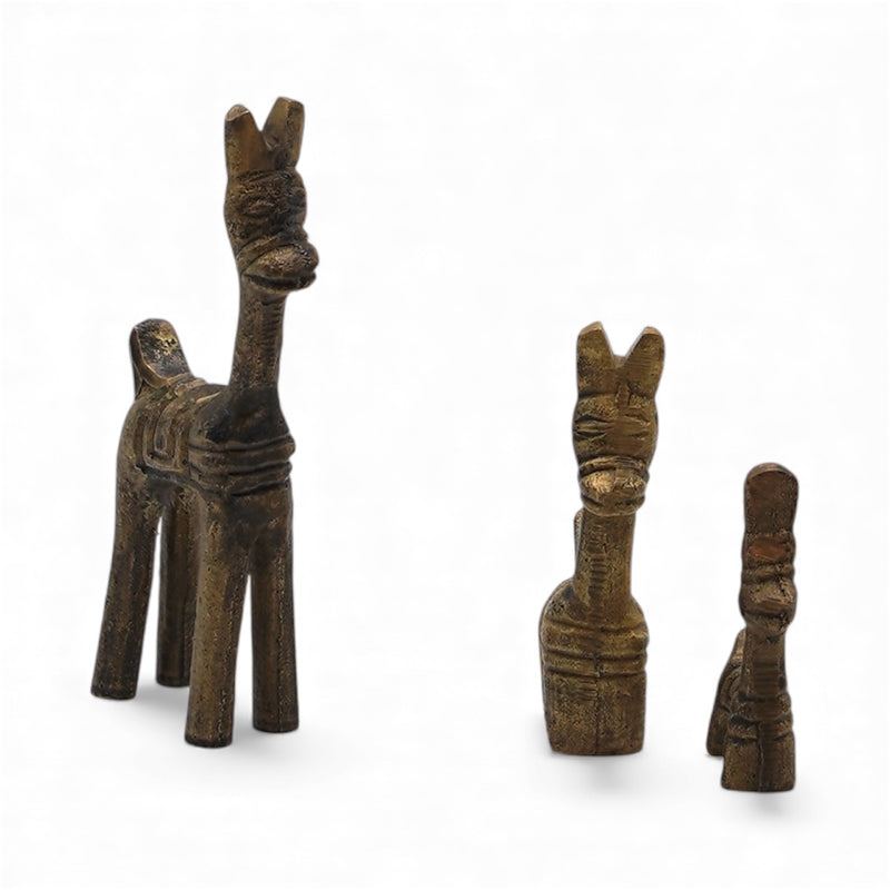 Lykkedyr i messing mellem