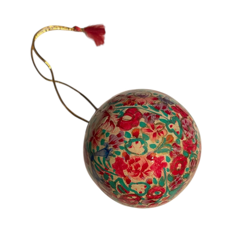 Håndmalet julekugle 7,5 cm