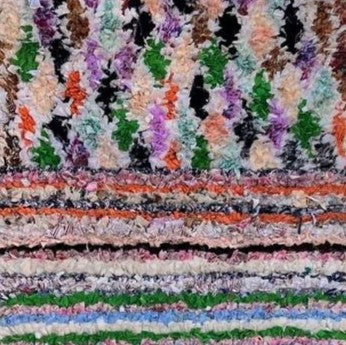 Marokkansk Boucheroite vintage gulvtæppe 85x290 cm