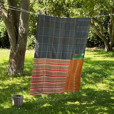 Sari Kantha tæppe