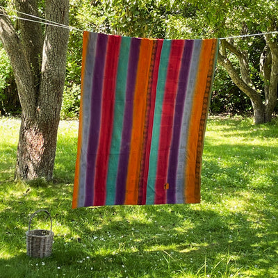 Sari Kantha tæppe