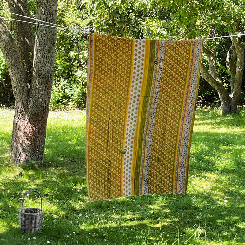 Sari Kantha tæppe