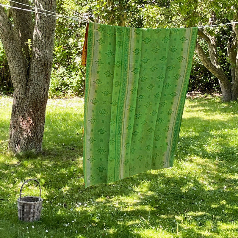 Sari Kantha tæppe