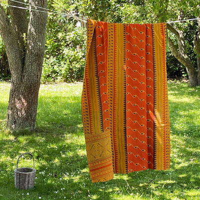 Sari Kantha tæppe
