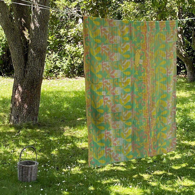 Sari Kantha tæppe
