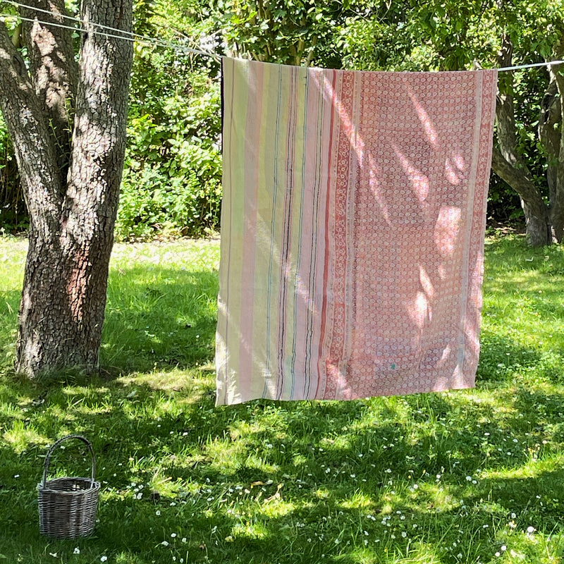 Sari Kantha tæppe