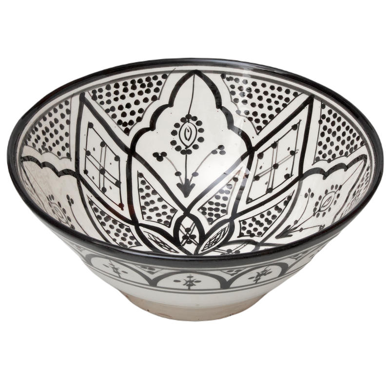 Keramik skål fv. sort